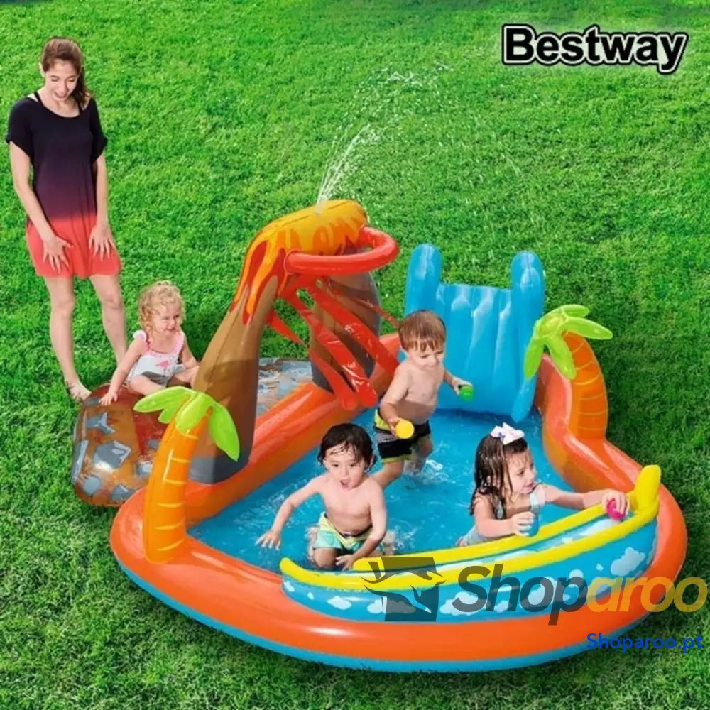 Piscina Insuflável C/C. PISCINA 2.65X2.65X1.04M HINCHABLE Bestway Multicolor 265 x 265 x 104 cm