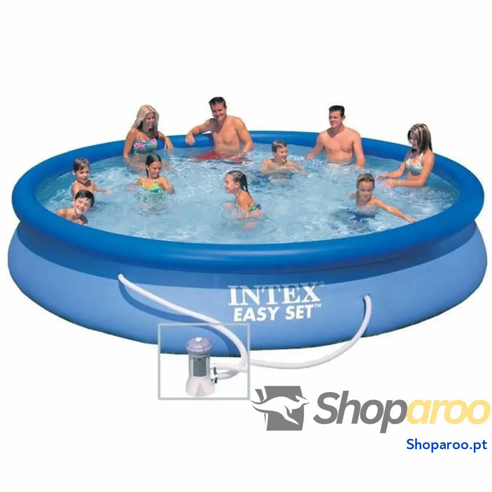 Piscina Insuflável Intex 28158NP Azul 457 x 84 cm