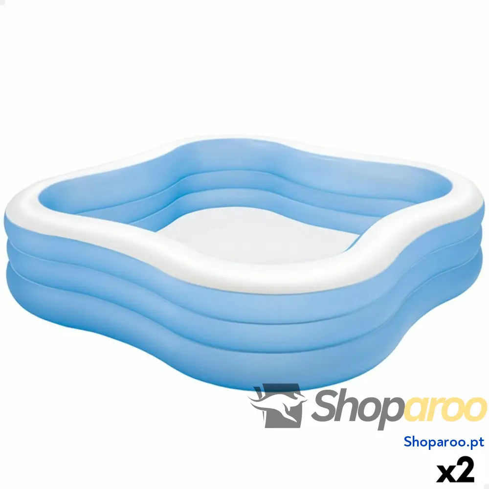 Piscina Insuflável Intex Azul 1250 L 229 x 56 x 229 cm (2 Unidades)