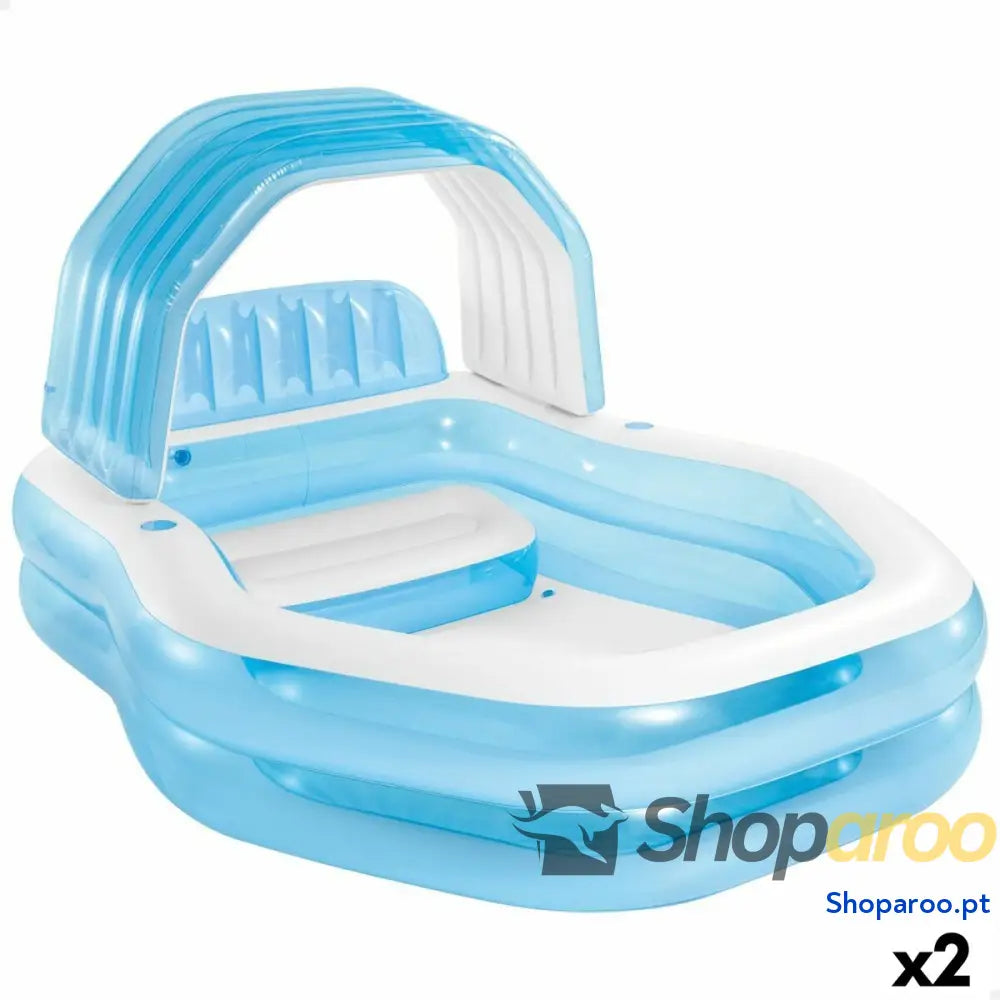 Piscina Insuflável Intex Azul 530 l 229 x 135 x 191 cm (2 Unidades)