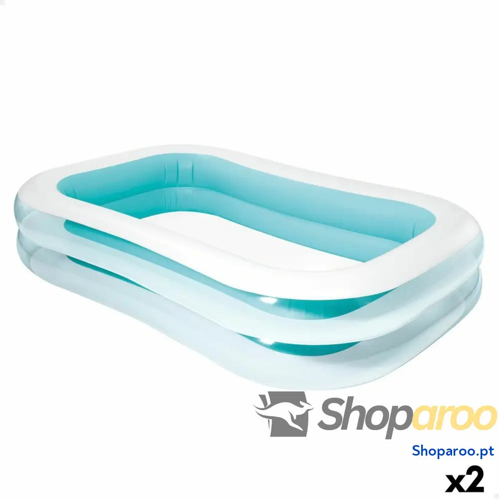 Piscina Insuflável Intex Branco/Verde 770 L 262 x 56 x 175 cm (2 Unidades)