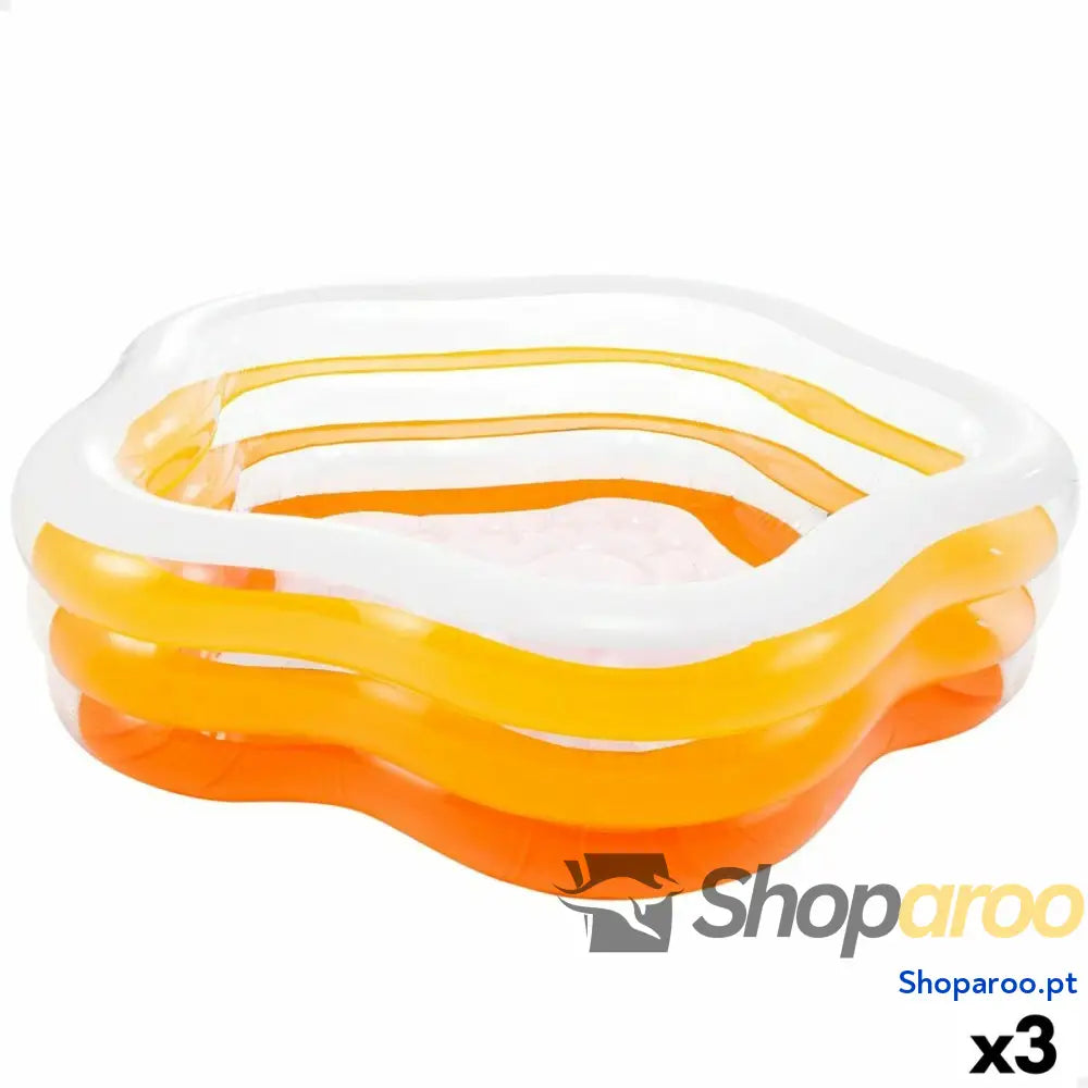 Piscina Insuflável para Crianças Intex 460 L 185 x 53 180 cm (3 Unidades)
