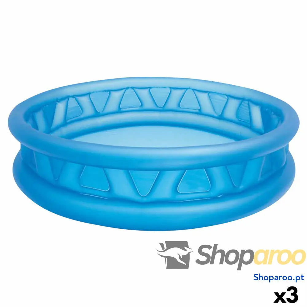 Piscina Insuflável para Crianças Intex Azul Redonda 790 L 188 x 46 cm (3 Unidades)