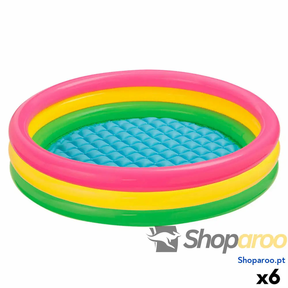Piscina Insuflável para Crianças Intex Sunset Aros 275 L 147 x 33 cm (6 Unidades)