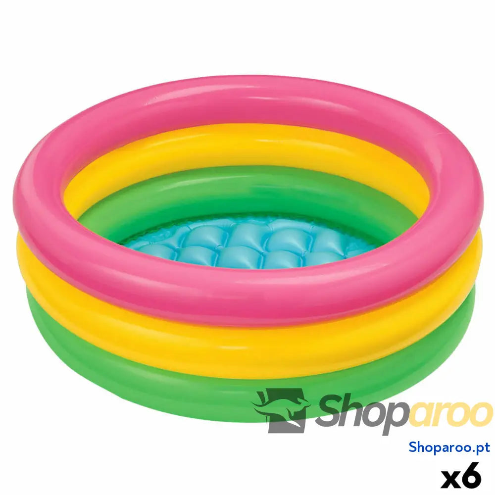Piscina Insuflável para Crianças Intex Sunset Aros 68 L 86 x 25 cm (6 Unidades)
