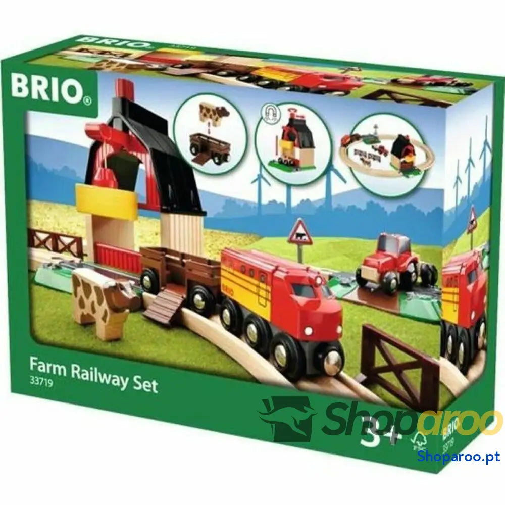 Pista de comboio Brio Farm Railway Set