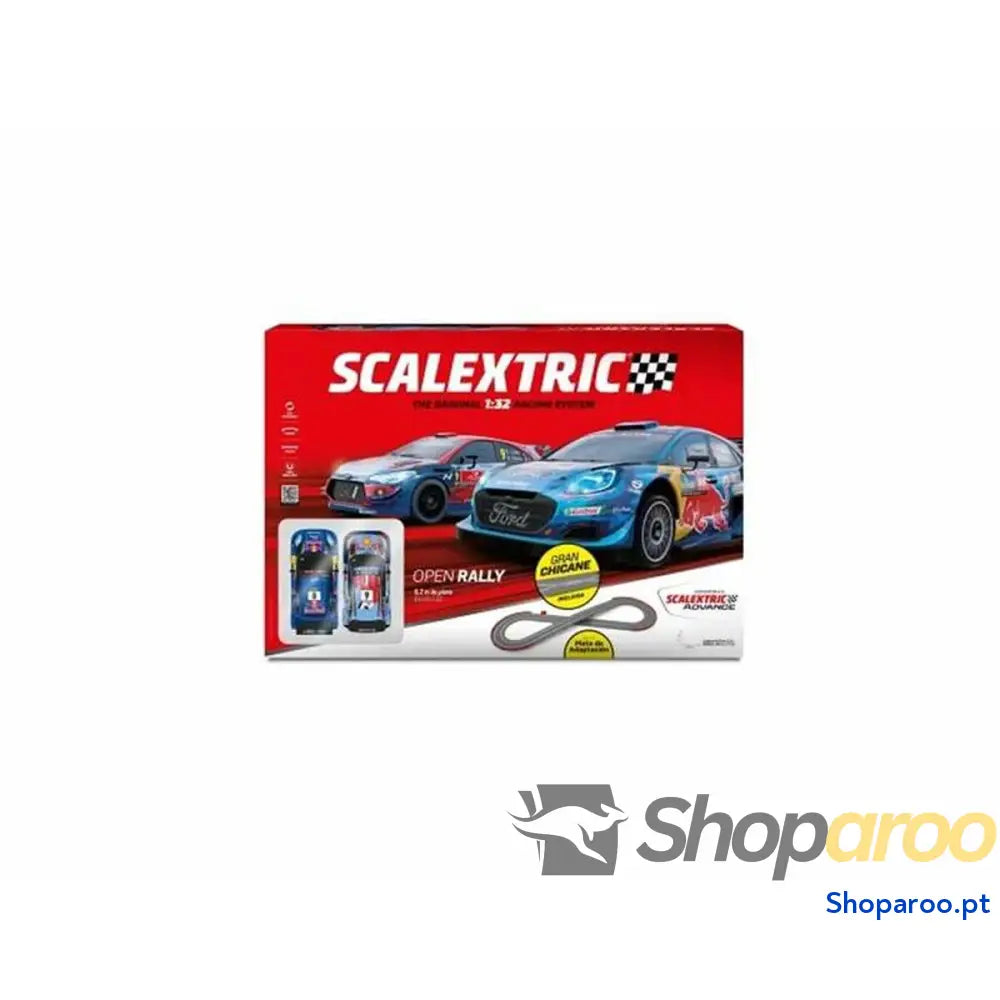 Pista de Corridas Scalextric Open Rally 233 x 77 cm
