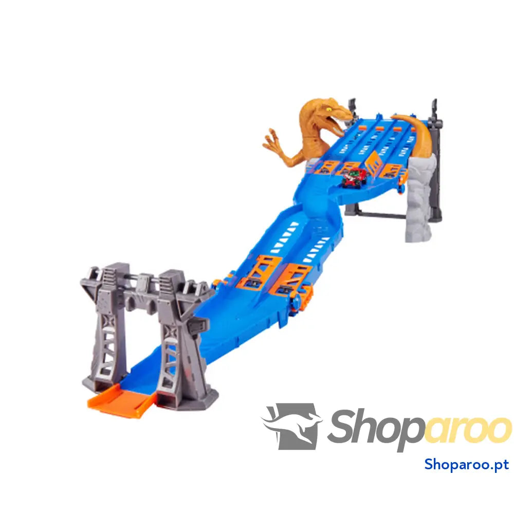 Pista de Corridas Zuru Metal Machines 4 Lane Raptor Attack 70 x 11 30 cm