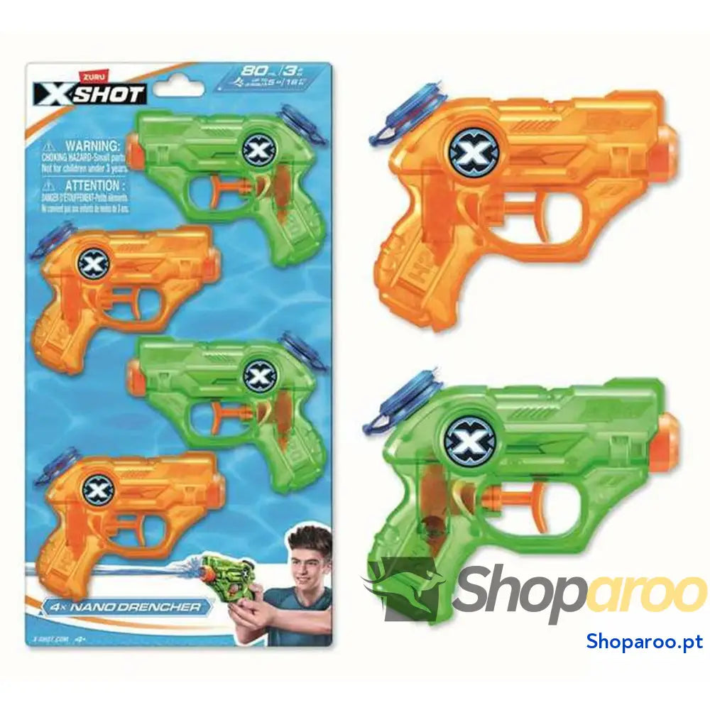 Pistola de Água Zuru X Shot Nano Drencher