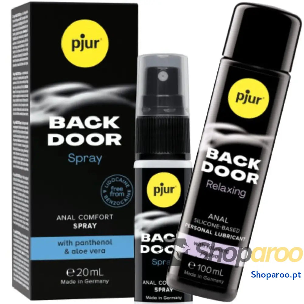 PJUR BACK DOOR CONJUNTO DE LUBRIFICANTE ANAL E SPRAY