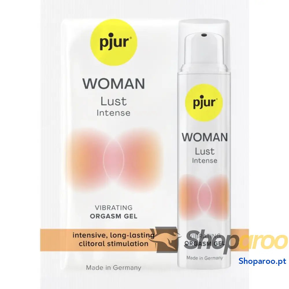PJUR GEL VIBRATÓRIO INTENSO WOMAN LUST DOSE ÚNICA PARA ORGASMO 1,5 ML