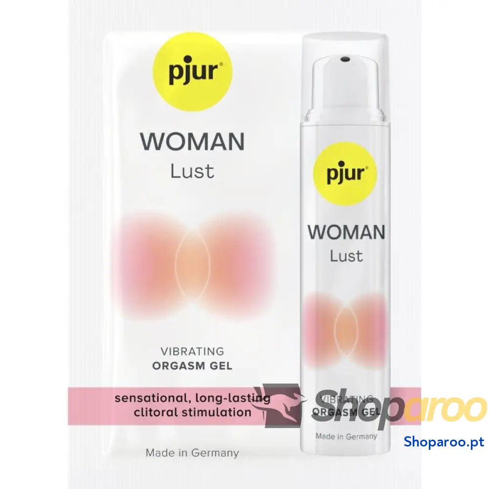 PJUR GEL VIBRATÓRIO WOMAN LUST DOSE ÚNICA PARA ORGASMO 1,5 ML