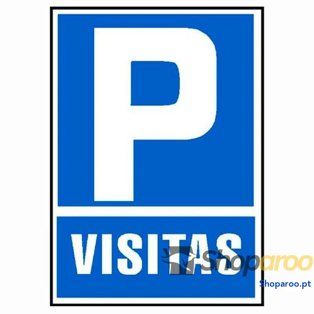 Placa Archivo 2000 ’PARKING VISITAS’ PVC 210 x 297 mm