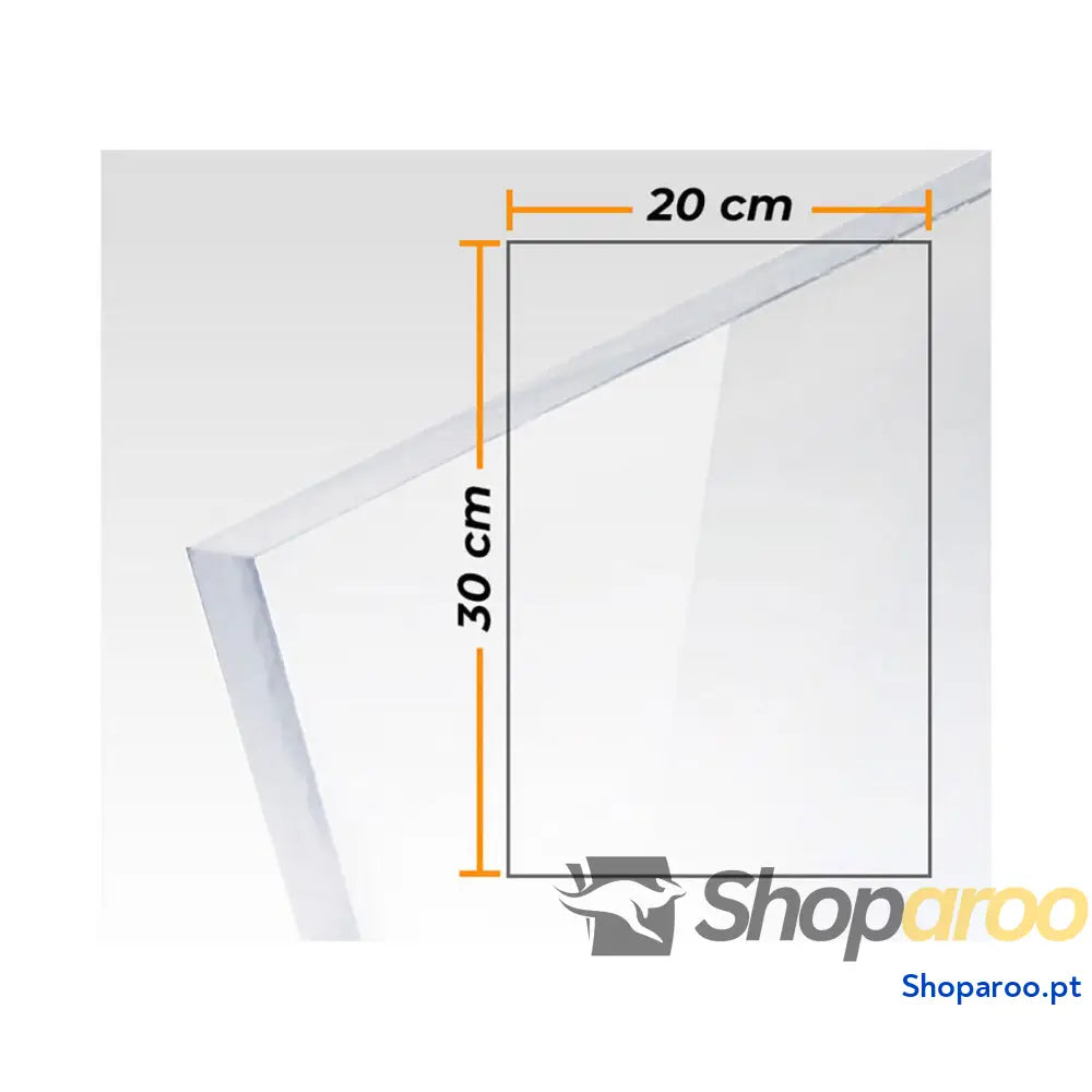 Placa Compossar Transparente 3 mm Metacrilato