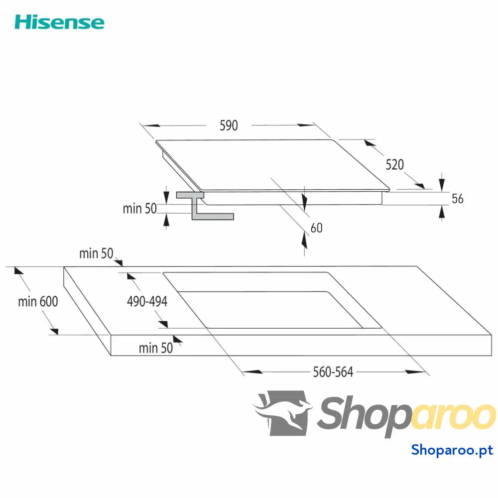 Placa de Indução Hisense