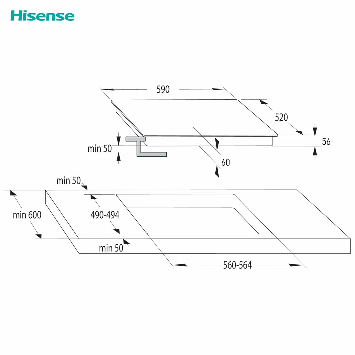 Placa de Indução Hisense