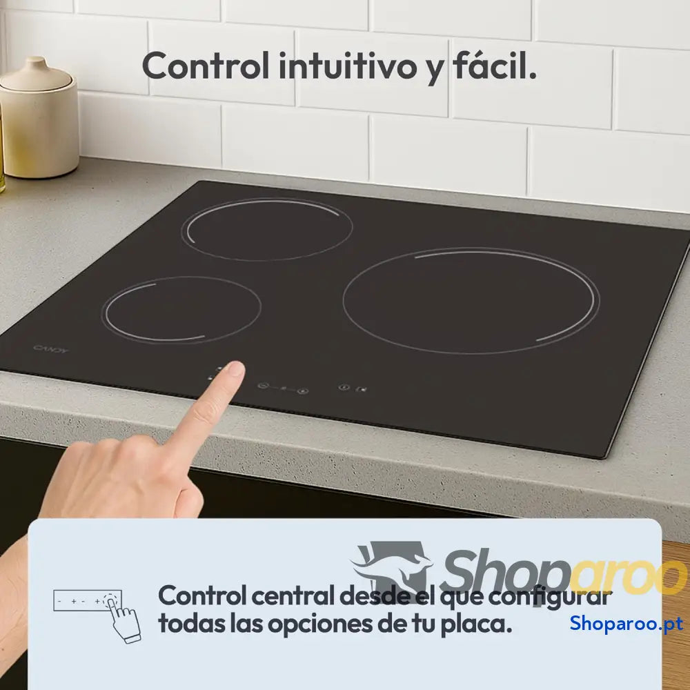 Placa de vinil Candy CH63CC/4U2 5500 W 60 cm