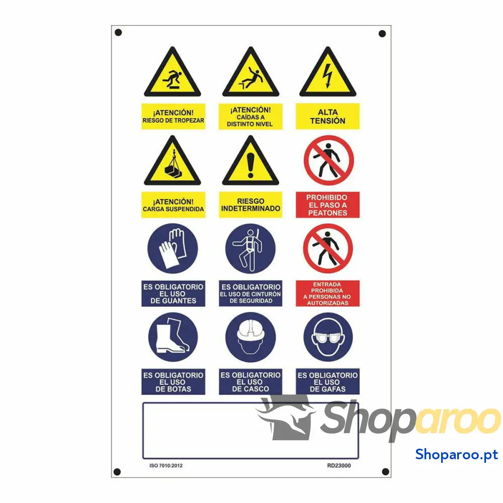 Placa Normaluz Obra múltiple PVC 50 x 90 cm