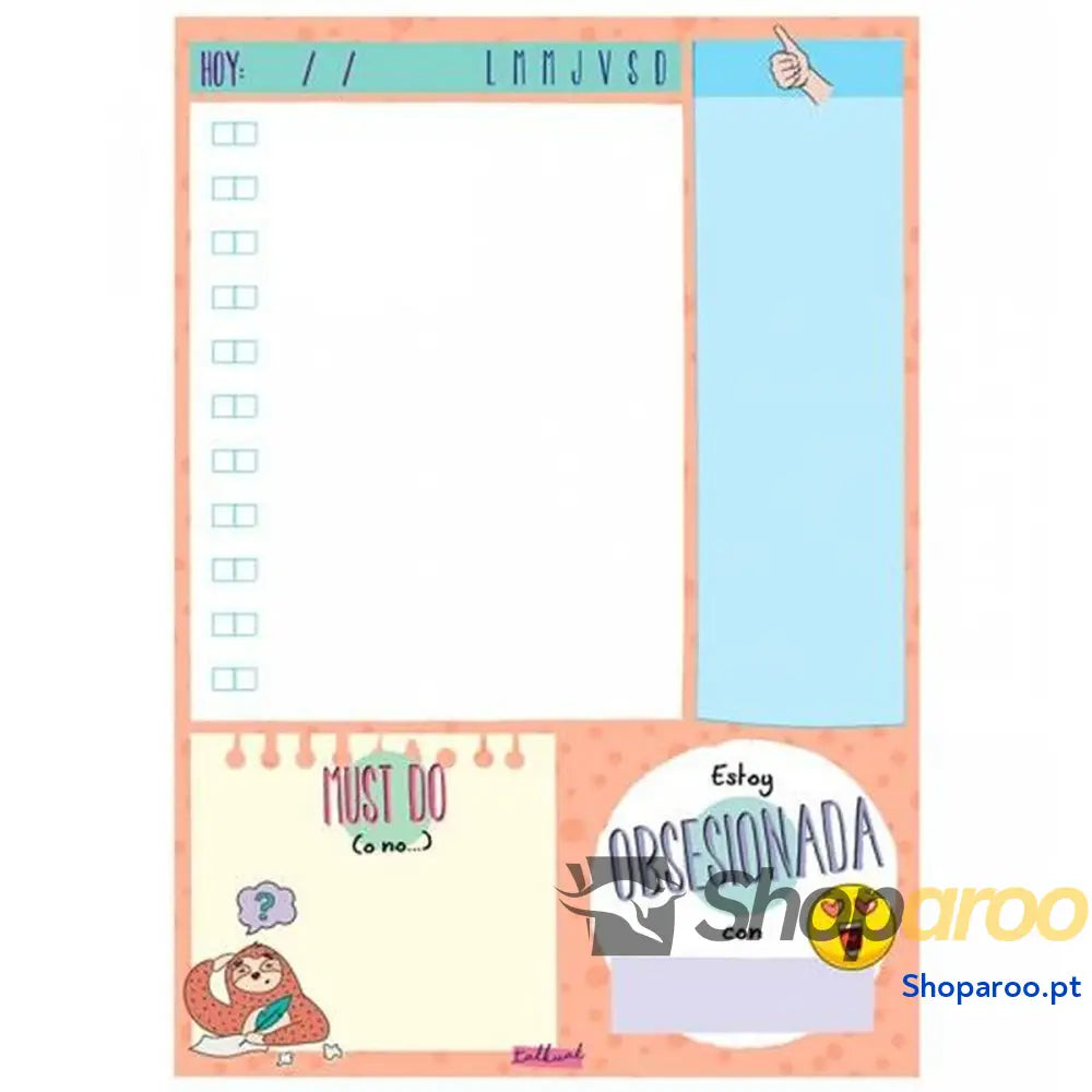 Planificador diário Finocam TALKUAL 14,8 x 21 cm