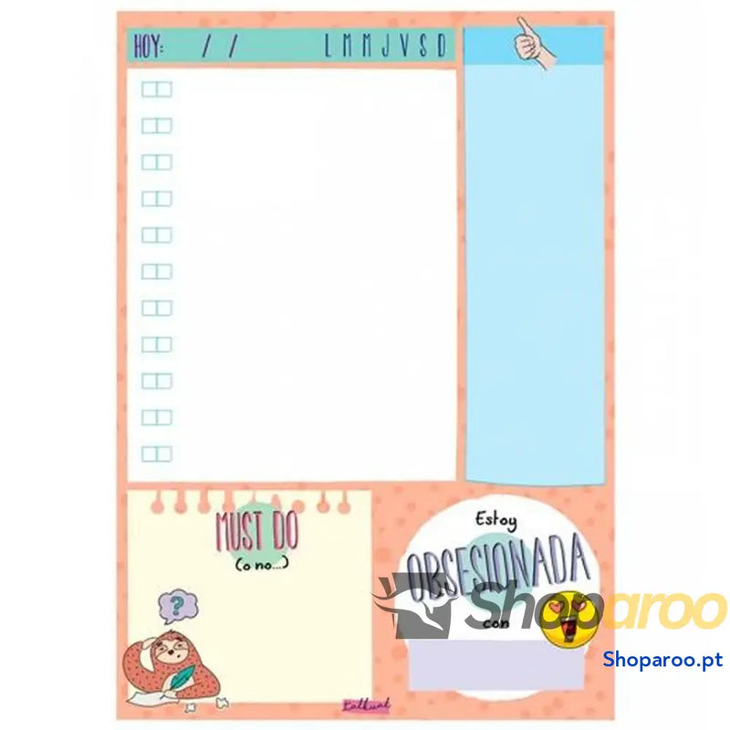 Planificador diário Finocam TALKUAL 14,8 x 21 cm
