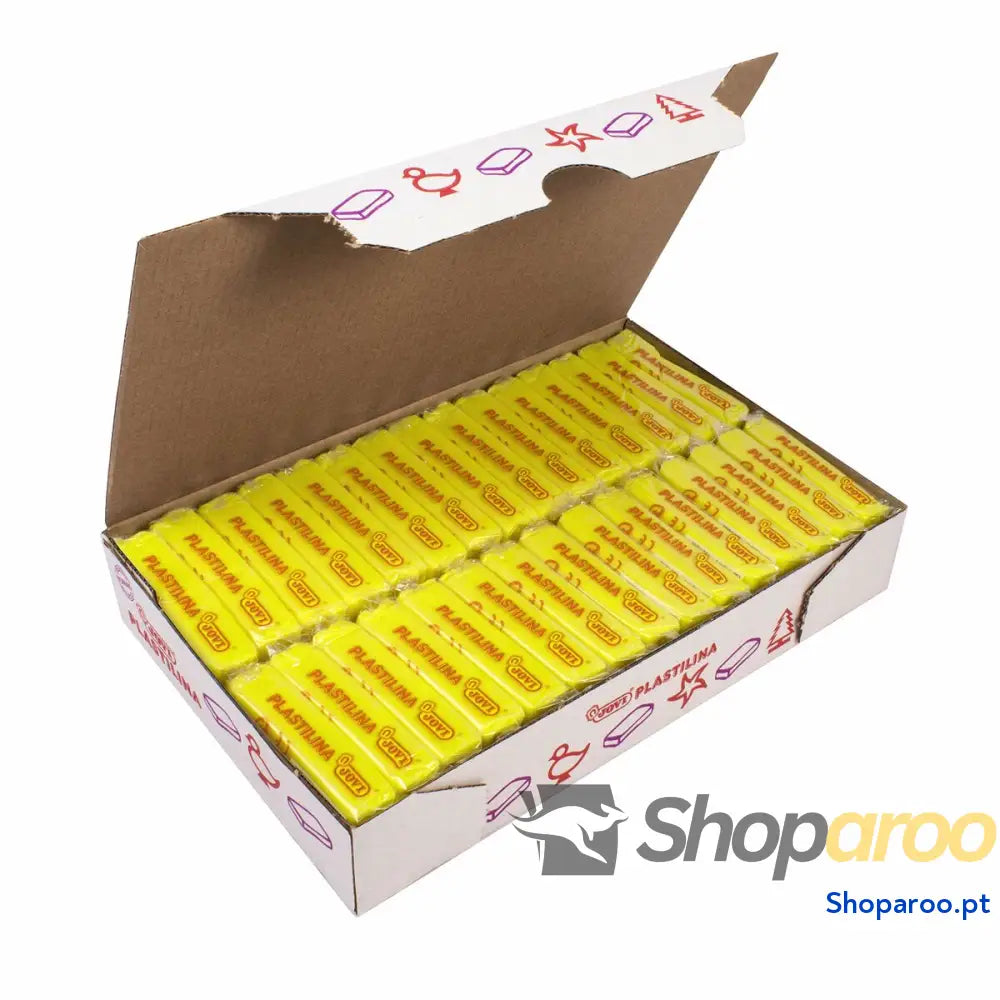 Plasticina Jovi Amarelo 50 g (30 Peças)