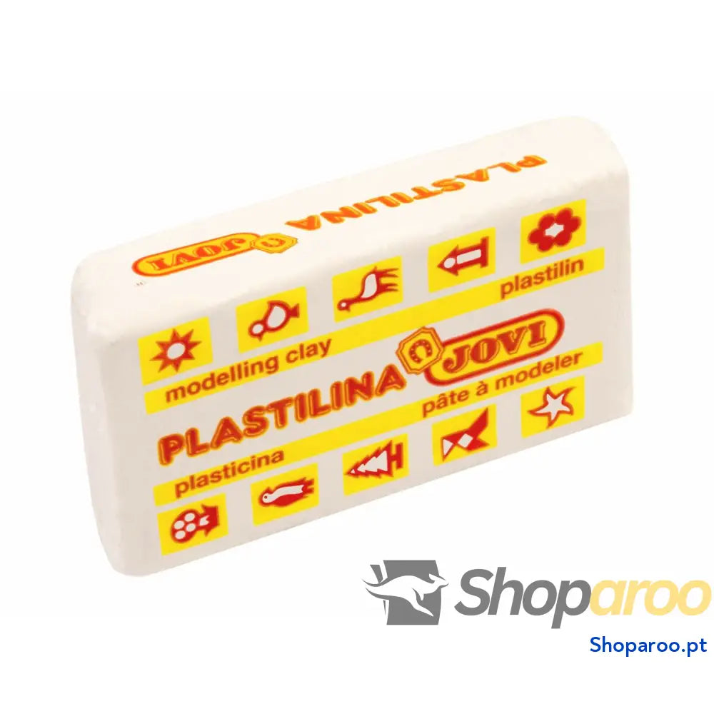 Plasticina Jovi Branco 50 g (30 Peças)