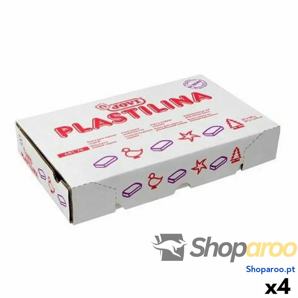 Plasticina Jovi Laranja 150 g 15 Peças (4 Unidades)