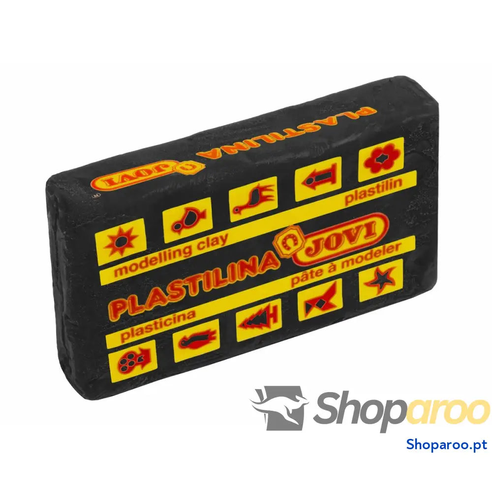 Plasticina Jovi Preto 50 g (30 Peças)