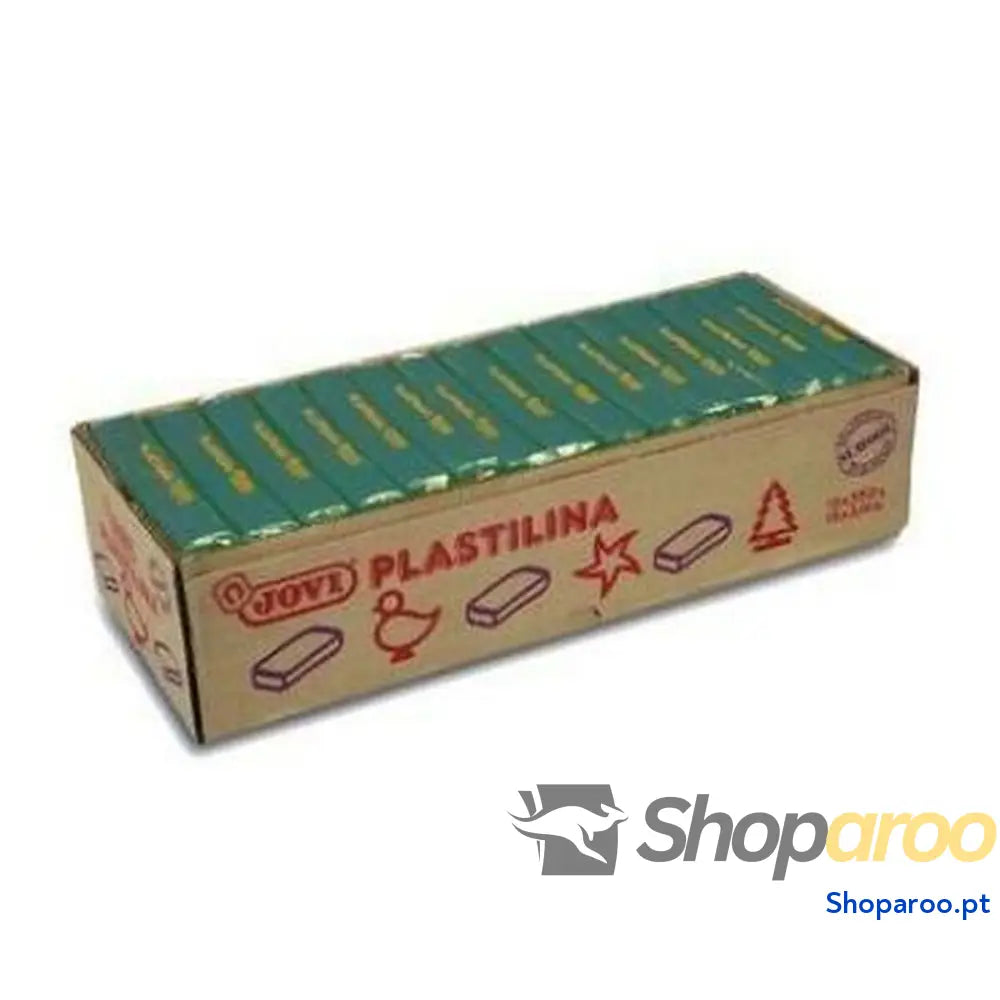 Plasticina Jovi School Verde-escuro (15 Peças)