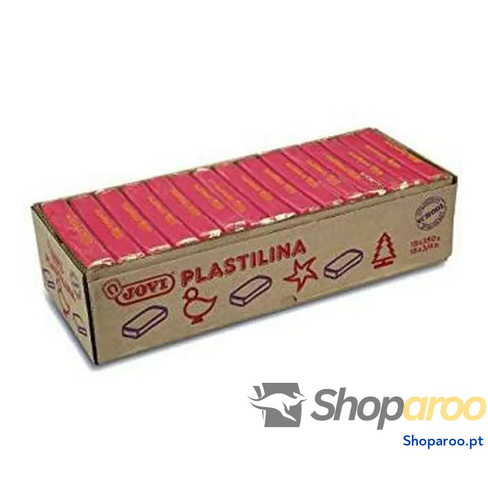 Plasticina Jovi School Vermelho (15 Peças)