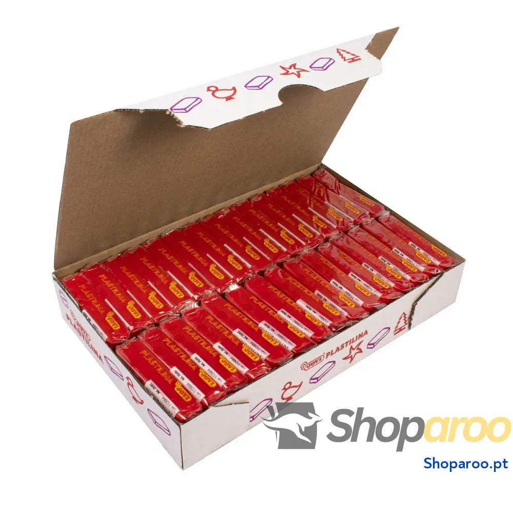 Plasticina Jovi Vermelho (30 Peças)