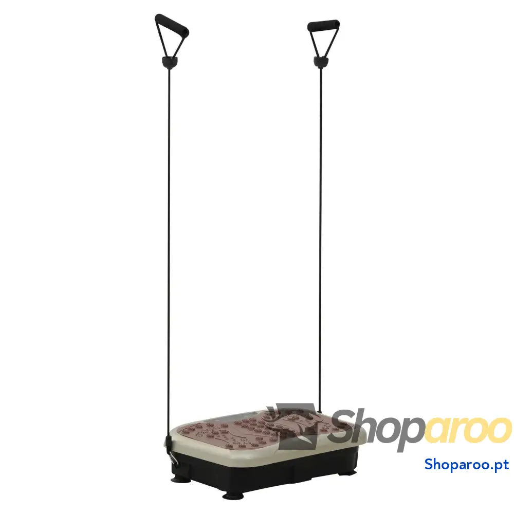 Plataforma de Vibração com Bandas Elásticas para Fitness 200W 120kg