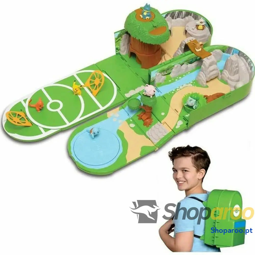 Playset Bandai Pokemon Mochila 8 cm