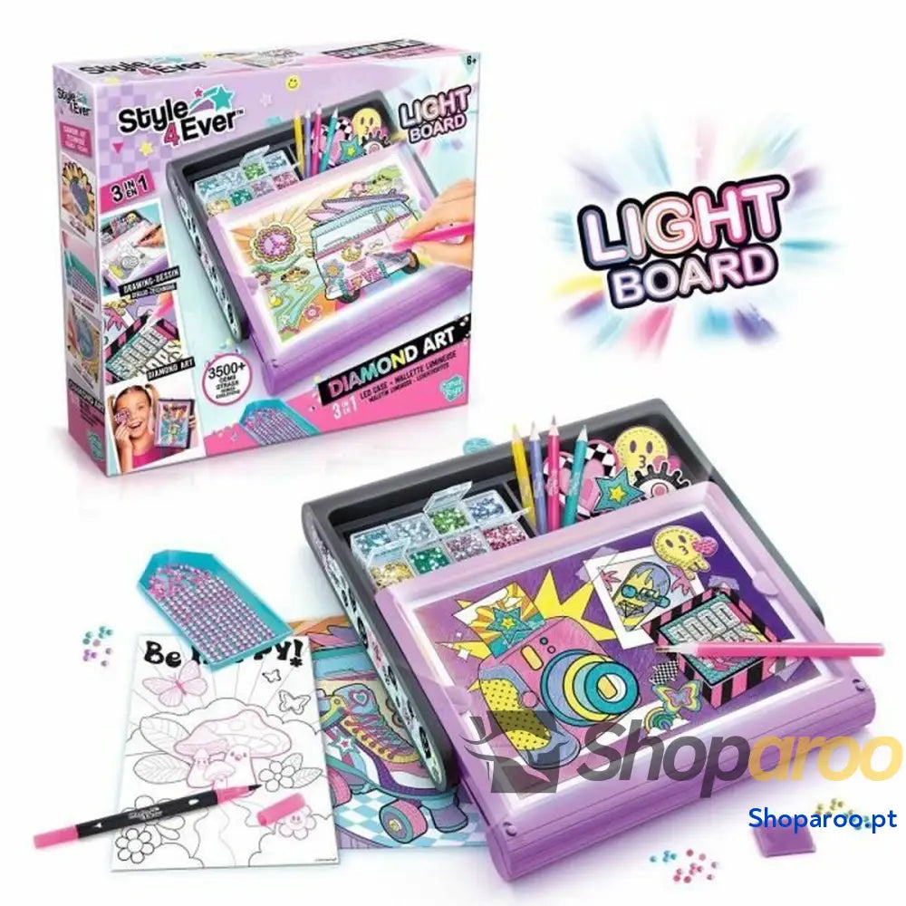 Playset Canal Toys Diamant'Art Lighted Case