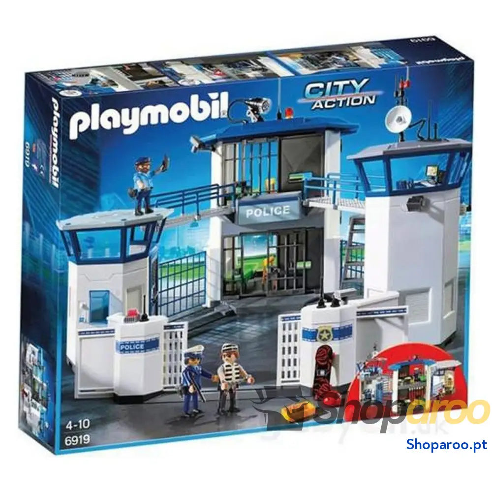 Playset City Action Police Station with Prison Playmobil 6919