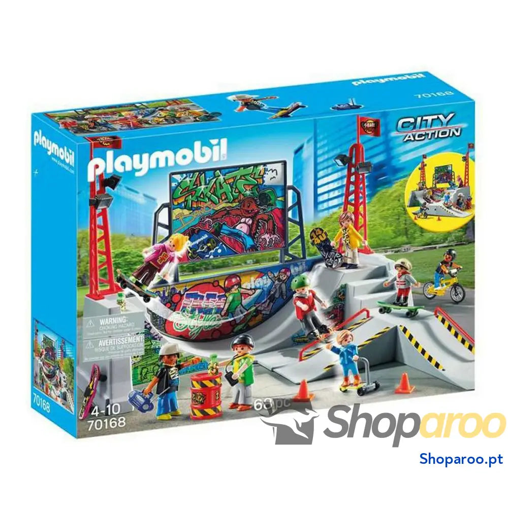 Playset City Action Skate Park Playmobil 70168 (68 pcs)