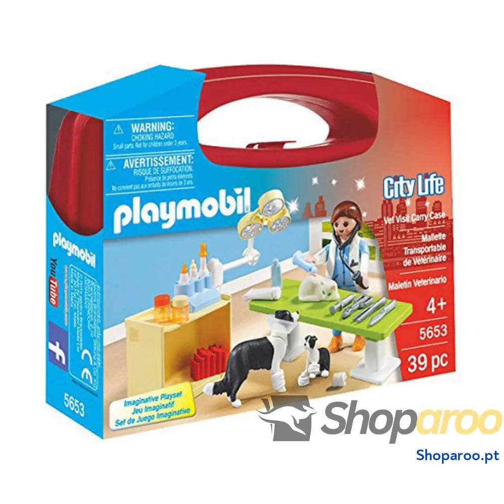 Playset City Life Veterinarian Playmobil 5653 (39 pcs)