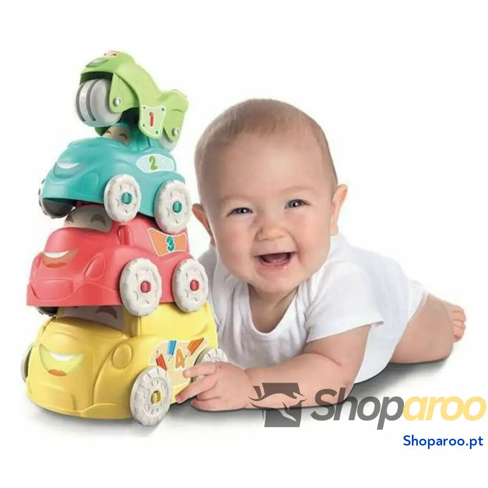 Playset de Veículos Clementoni (4 pcs)