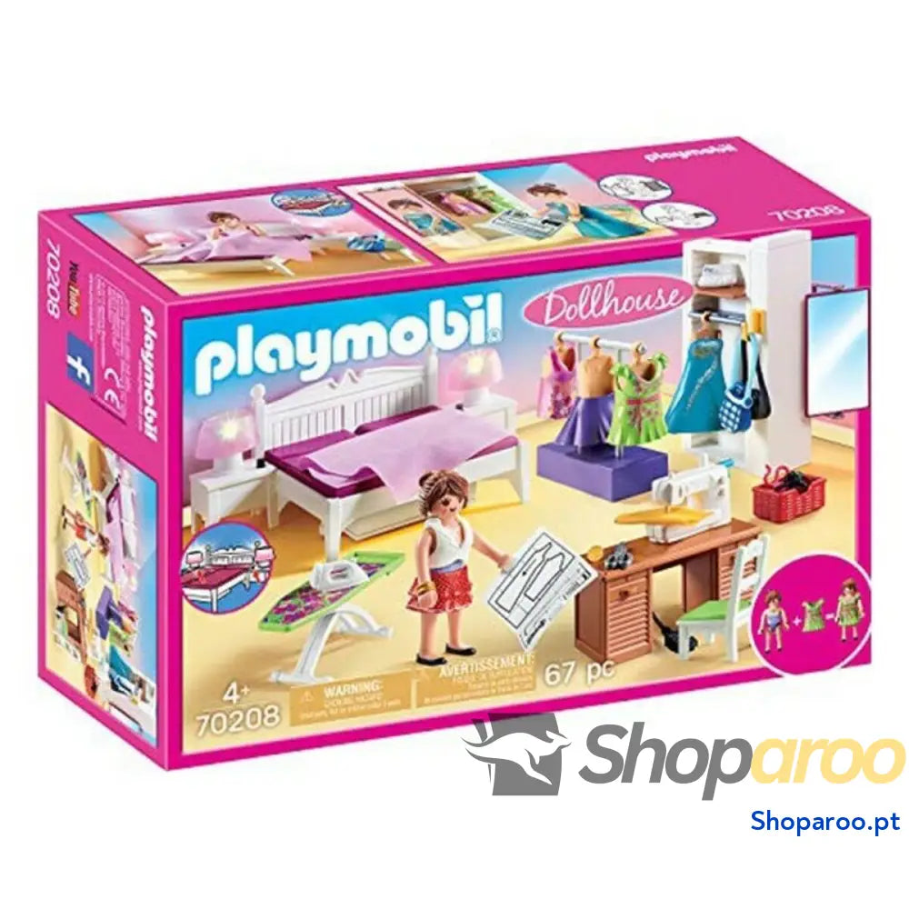 Playset Dollhouse Playmobil 70208 Quarto