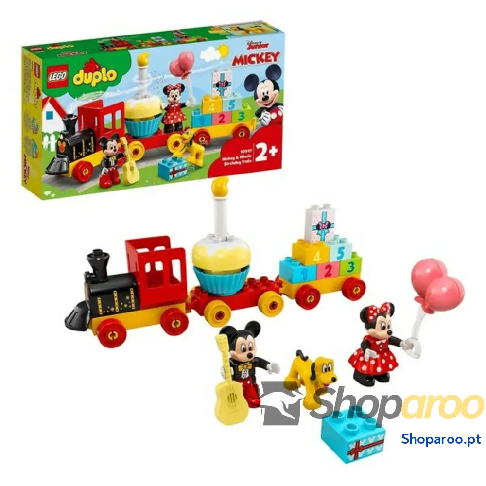 Playset Duplo Mickey and Minnie Birthday Train Lego 10941 Mickey and Minnie Birthday Train 36 cm