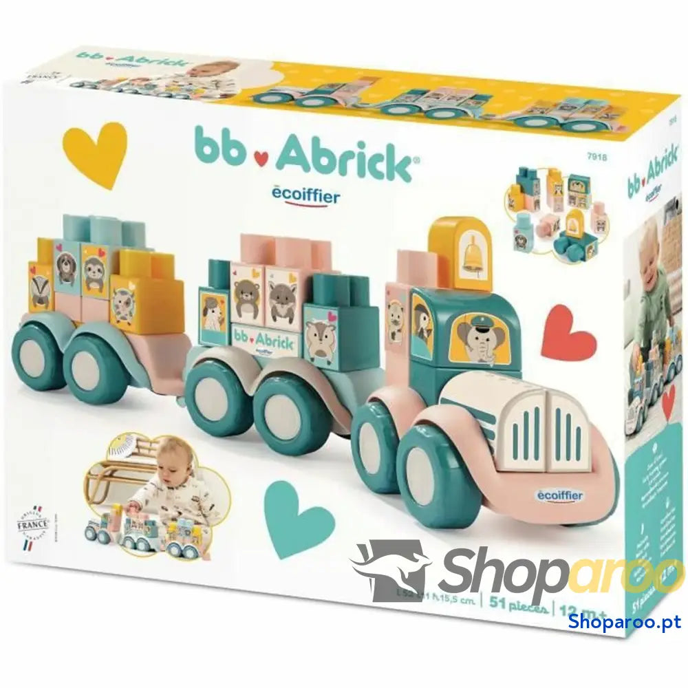 Playset Ecoiffier Train A Construre
