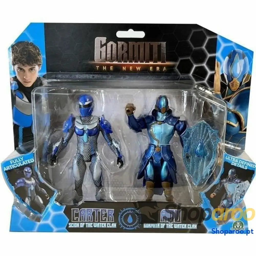 Playset Gormiti Scion and Gormiti associated with Water - Carter and Aqu 15 cm