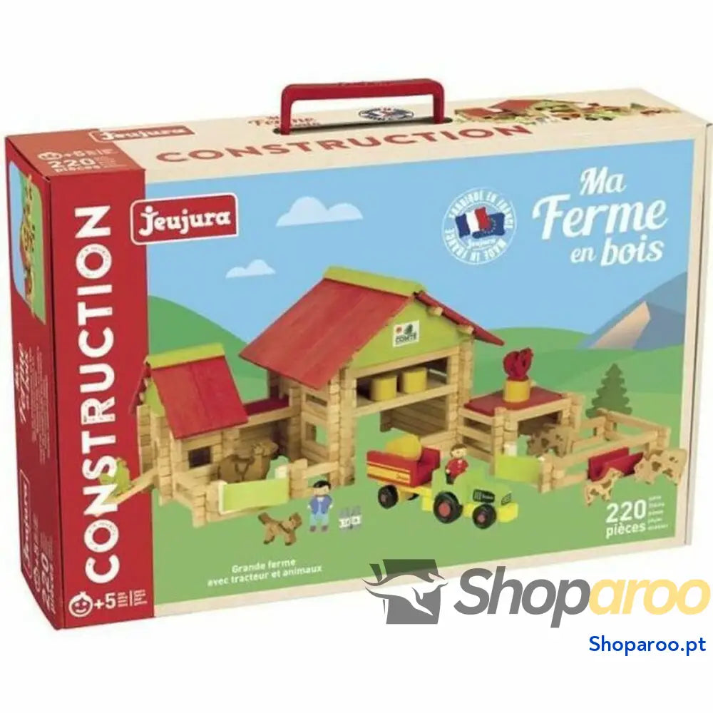 Playset Jeujura Large farm 220 Peças