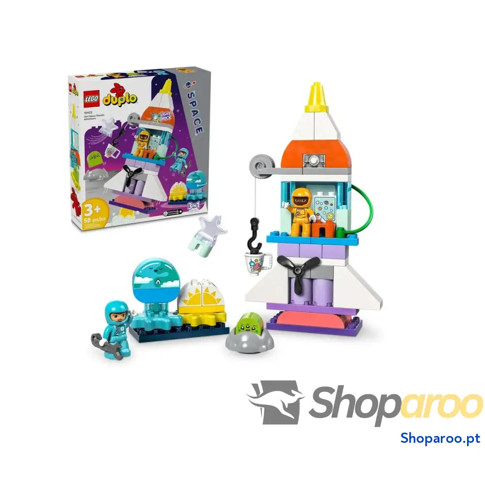 Playset Lego 10422  3 in 1 Space Shuttle Adventure 58 Peças