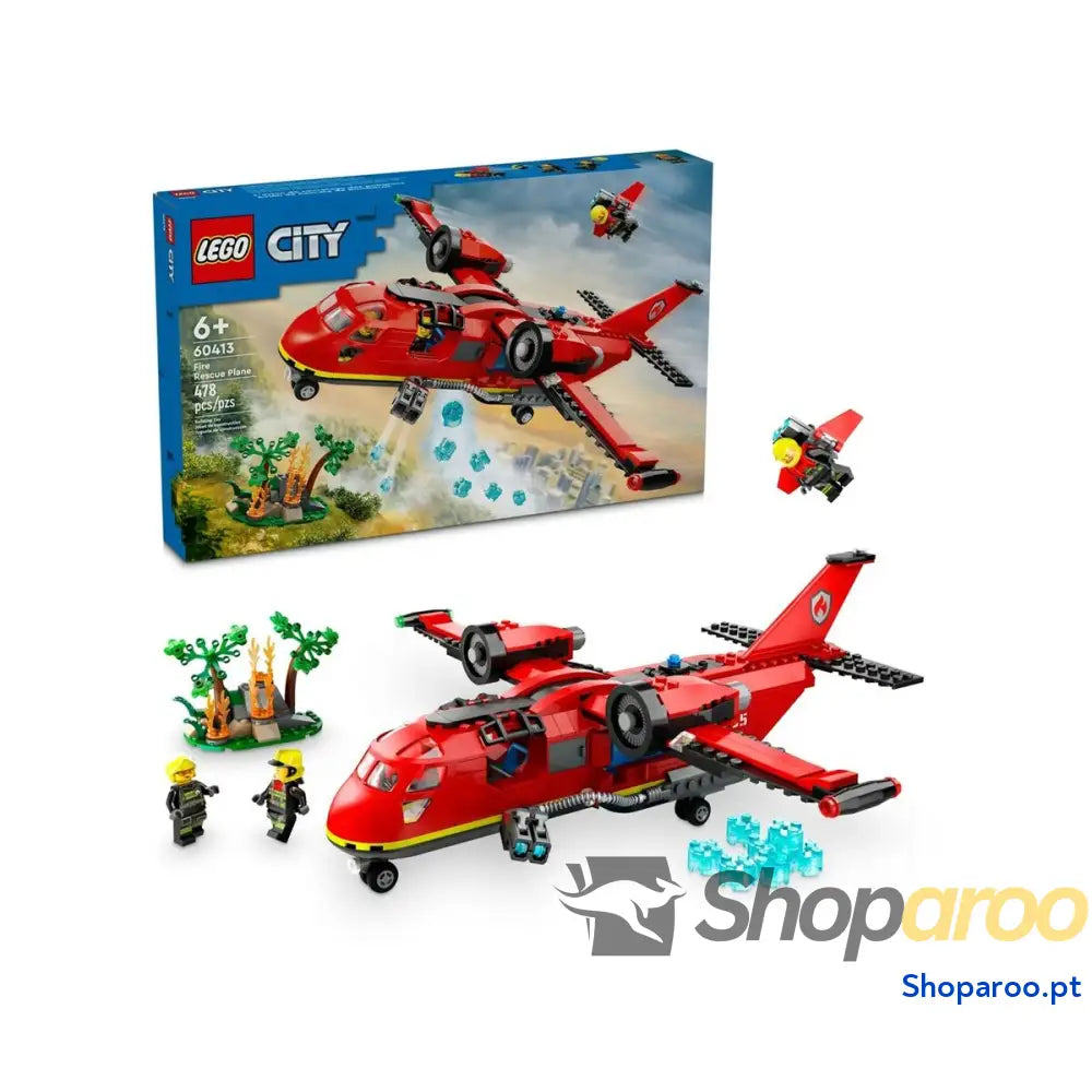 Playset Lego 60413 City Fire Rescue Plane