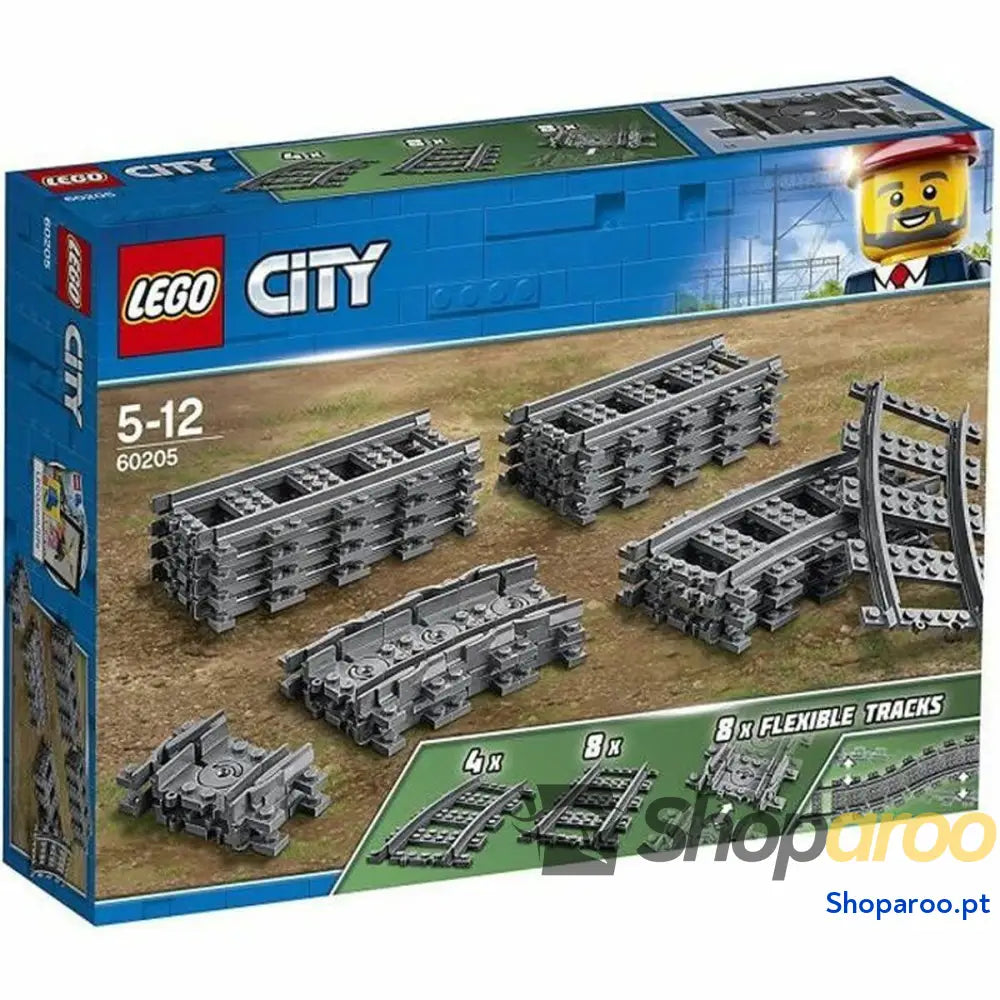 Playset Lego City 60205 Rail Pack 20 Peças