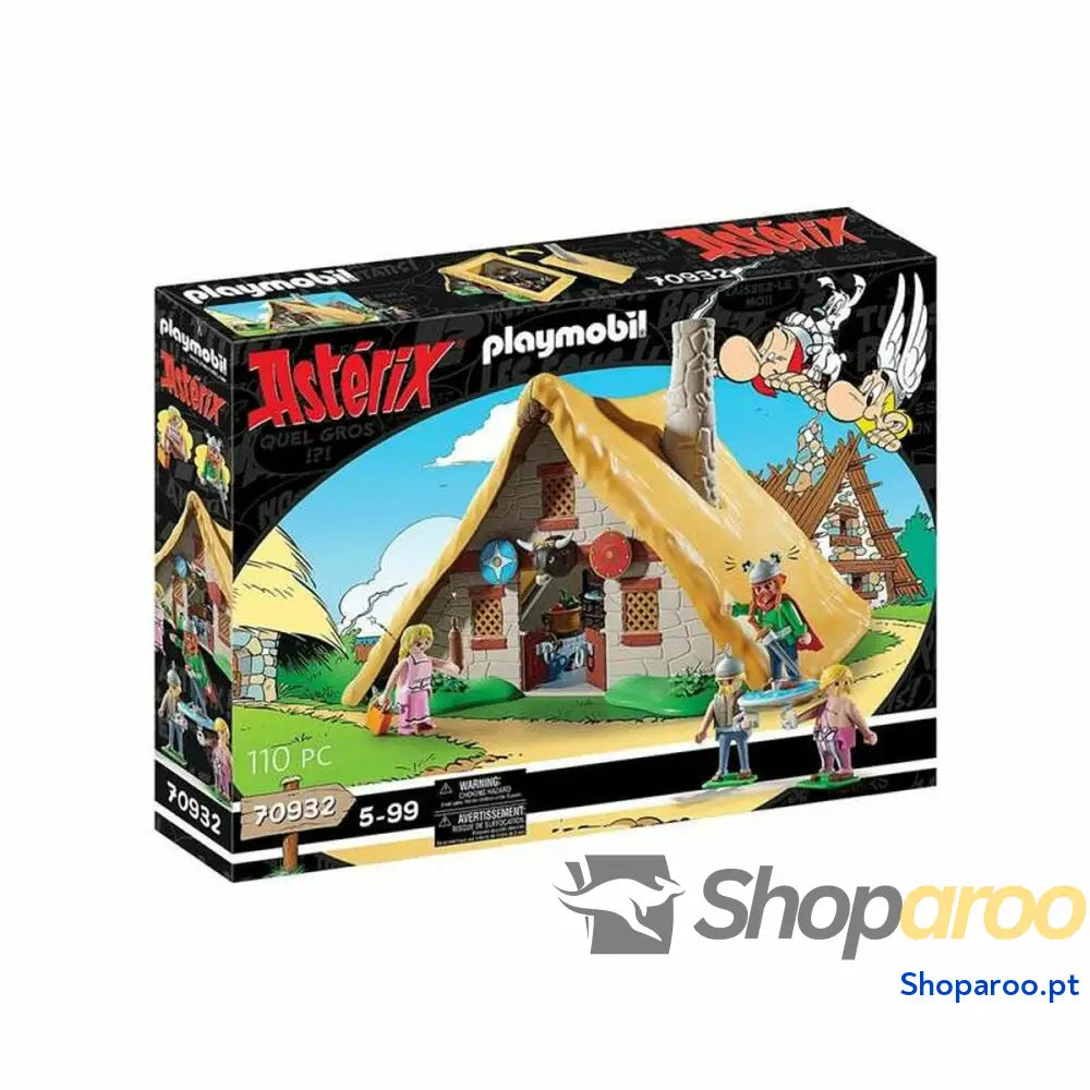 Playset   Playmobil Astérix: The hut of Abraracourcix 70932         110 Peças  