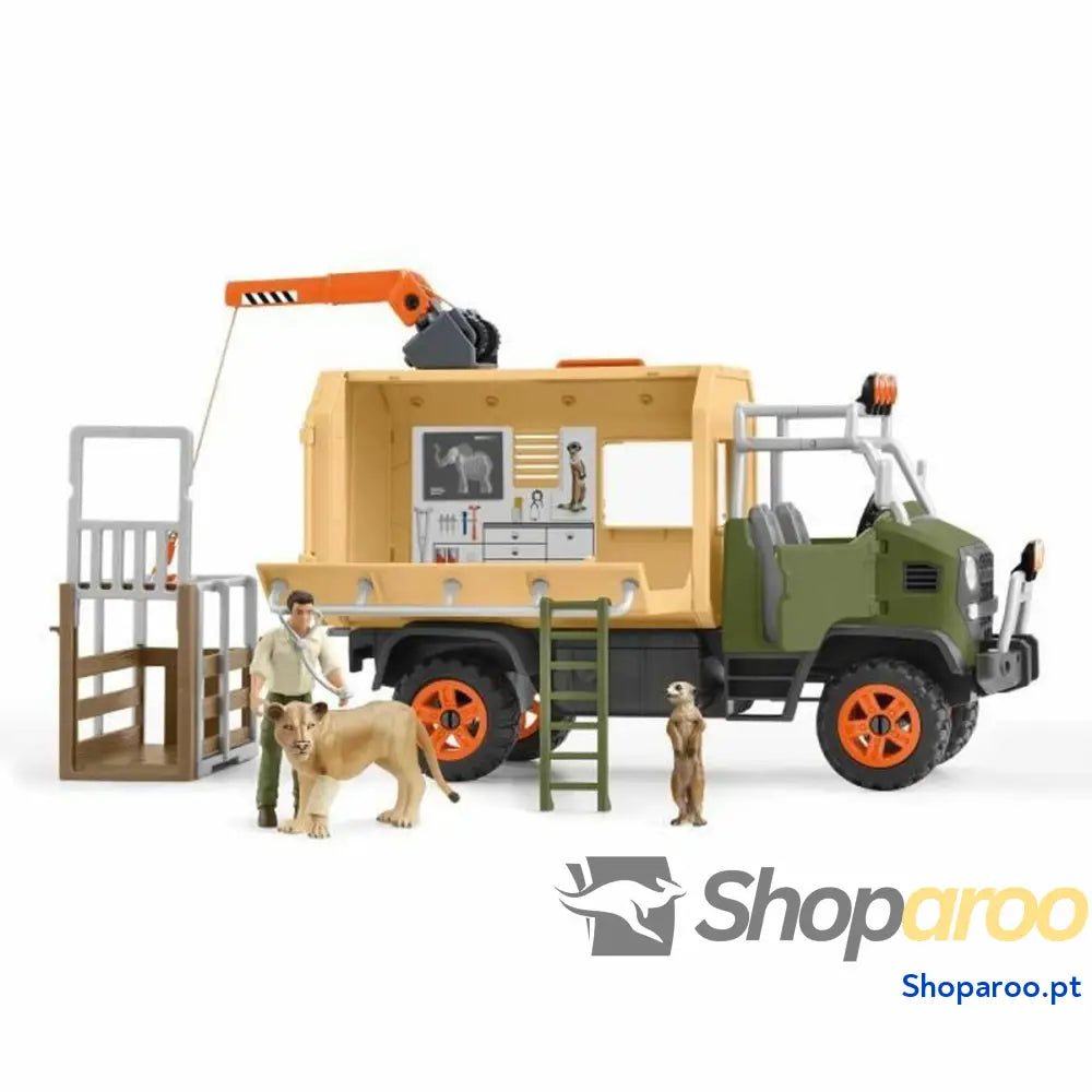 Playset Schleich Veterinário animais