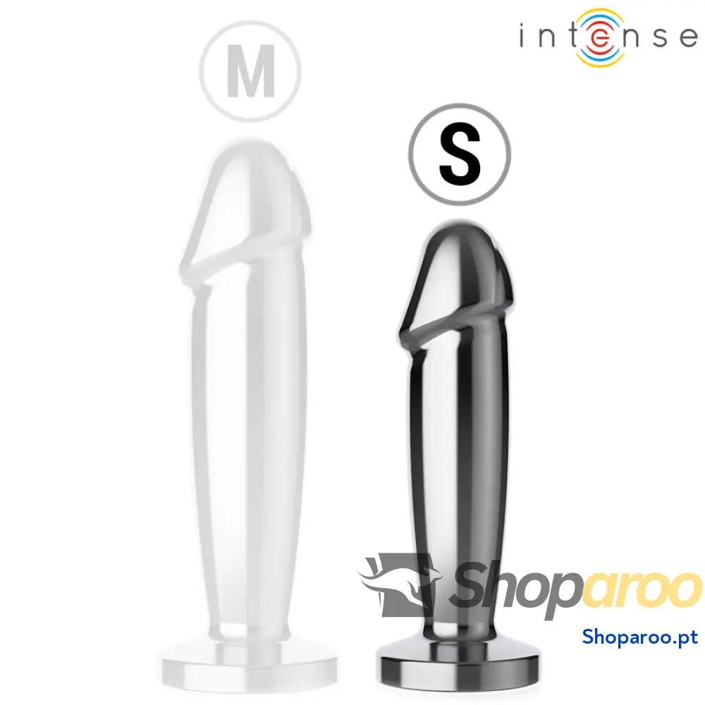 PLUG ANAL 10 VIBRAÇÕES DILDO DE METAL COM CONTROLE REMOTO S