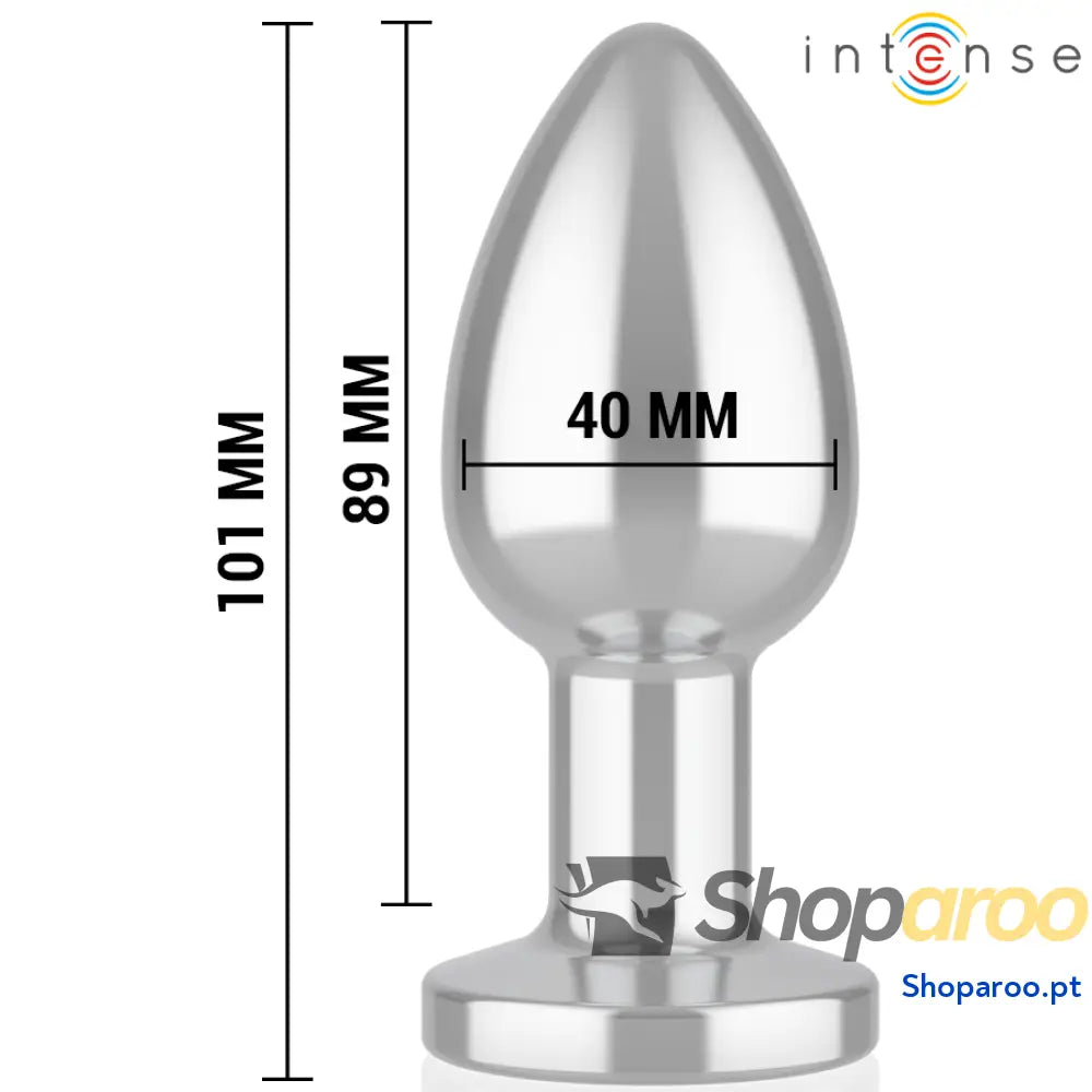 PLUG ANAL 10 VIBRAÇÕES METAL COM CONTROLE REMOTO L